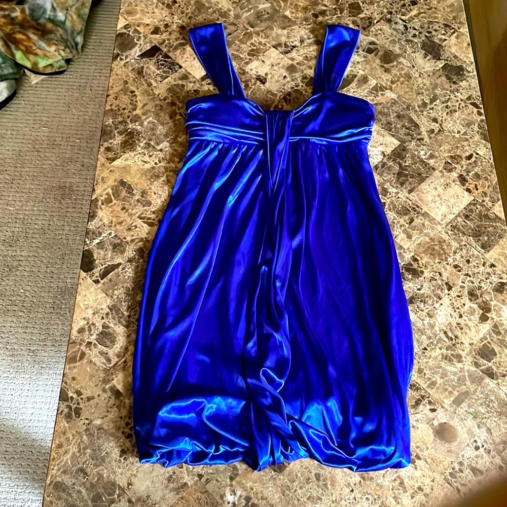 Blue dress